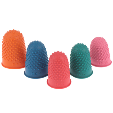 3/5Pcs Counting Cone Rubber Thimble Protector Sewing Quilter Finger Tip Craft Needlework Sewing Accessories