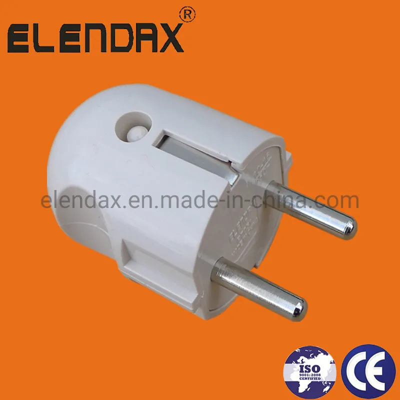 European Style 2 Pin Electric Power Plug (P7056)