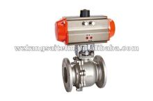 Pneumatic Ball Valve (Flange), ANSI flange ball valve, WCB ball valve