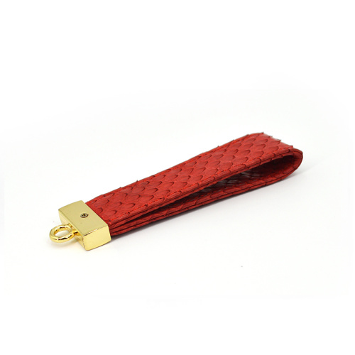 Best Selling Handmade Python Leather Key Chain