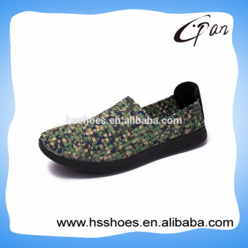 China factory woven shoes weave shoes