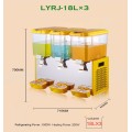 commercial orange lemon frozen juice dispenser 18L 3tanks