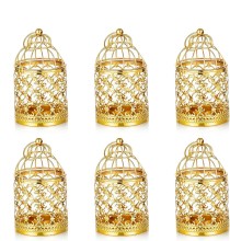 Vintage Metal Tealight Birdcage Lanterns for Wedding Decorations