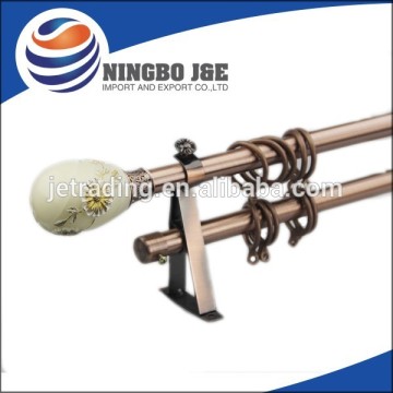 AC electroplating stripe iron curtain rod,curtain pole