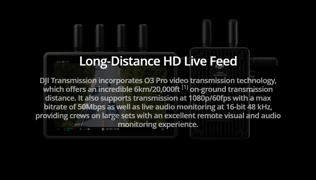 DJI 2022 New DJI Transmission 6KM 1080p/60fps transmission automatic frequency hopping DJI Transmission