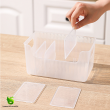 Tabletop Multi-Functional Detachable Baffle Storage Box