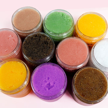 Private Label Natural Ocean Salt Scrub Exfoliating Body & Face Scrub