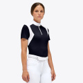 Patchwork Color Equestrian Competition Polo Shirts