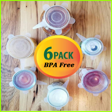 6 Size Silicone Pot Cover Lids