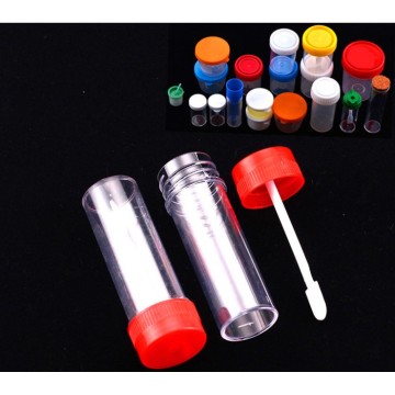 Disposable plastic Feces cup sealed sputum cup