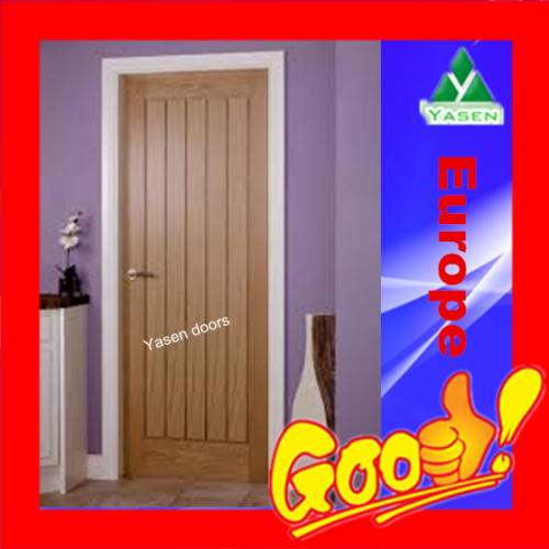 Factory Prices - Oak Grooved Contemporary Door