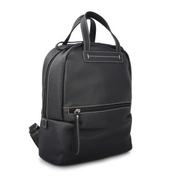 RALPH LAUREN Sac à dos en cuir Heritage Noir