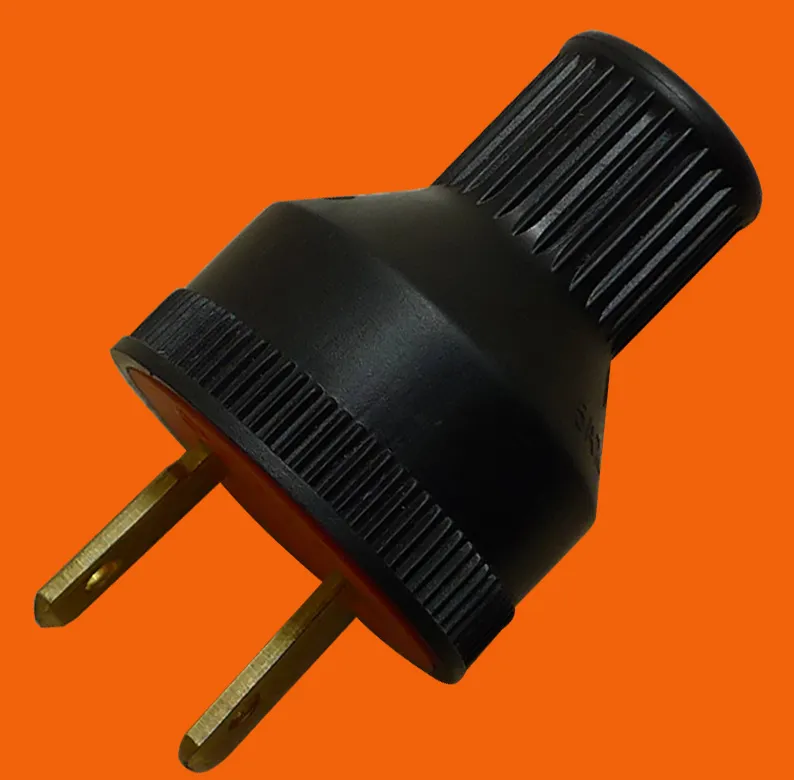 2-контактная вилка питания с плоским контактом (AP6008)