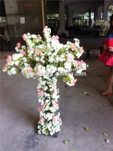small table backdrop centerpiece artificial cherry blossom flower tree for wedding decoration