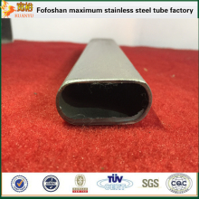 sus304 special shape stainless steel oval handrail tube 600 grit polish