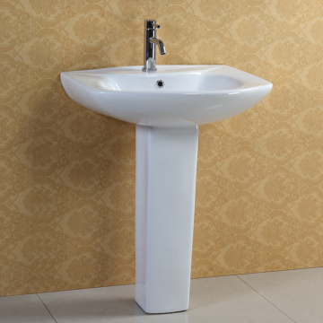 Floor Mounted Ceramic Bathroom Wash Sink