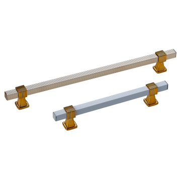 Aluminum alloy furniture handle