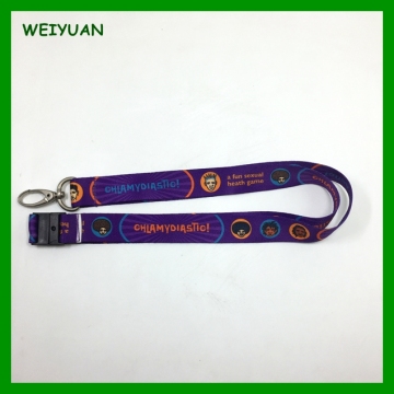 Custom logo business card holder lanyard factory