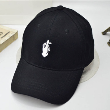 Custom Flat Embroidered Cotton Baseball Cap