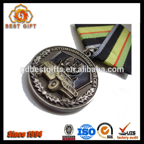 Lively 3D Engrave Logo Uniforms Accessary Badge Medal