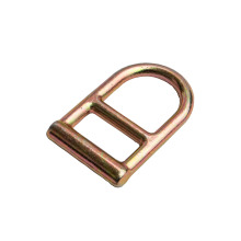 RY Customized 1 Inch Forged Double D Ring Galvanized Steel Strap Buckle