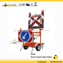 ST06 Portable solar powered message traffic sign