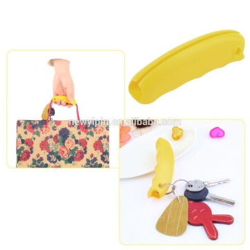 2015 silicone handle silicone shopping bag carrying handle silicone rubber handle