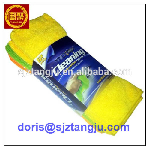 China factory wholesale microfiber cleaning towel