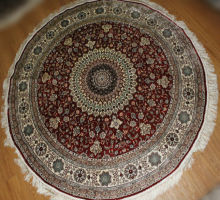 unique handmade silk carpet