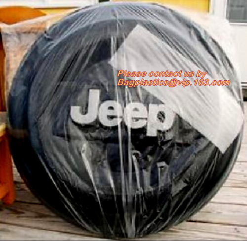 plastic disposable tyre cover on roll, PE Disposable Plastic Spare Car Tire Bags/Cover, Promotional Tyre Cover/Tyre Bag/Wheel Co