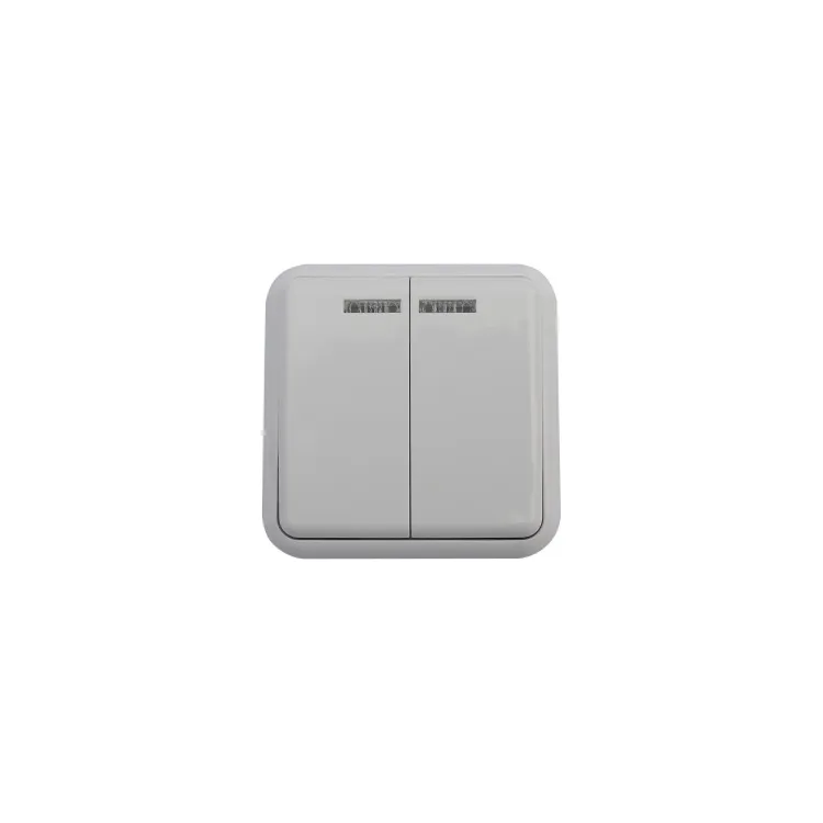 Wall Switch 1 Gang with Indicator S7000 Series 10A White Elendax