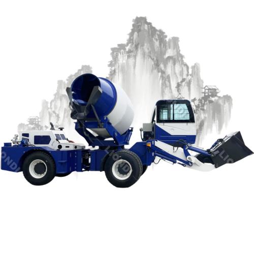 3.5m3 Hydraulic Control Self-loading Concrete Mixer Truck