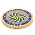 Moneda de oro de desafío de buena calidad personalizada