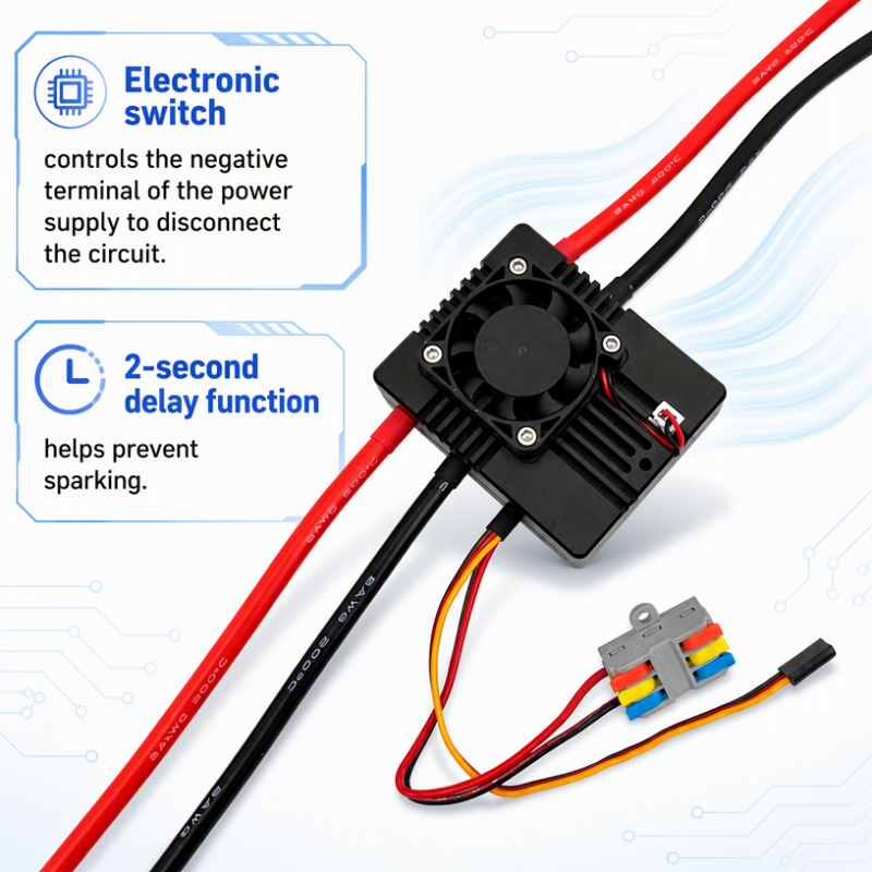 High Current Anti-spark Switch 150A for Electric Skateboard Electric Surfboard Electric Go-kart RC Cars Robot Max. 300A