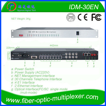 30ch FXS FXO 4E1 2Eth PCM 30 channel multiplexer PCM 30 mux