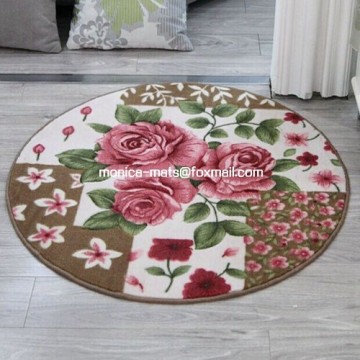 Round Nylon Printed Rug,High Quality Round Nylon Printed Rug