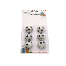 birthday cake football candle for birthday party