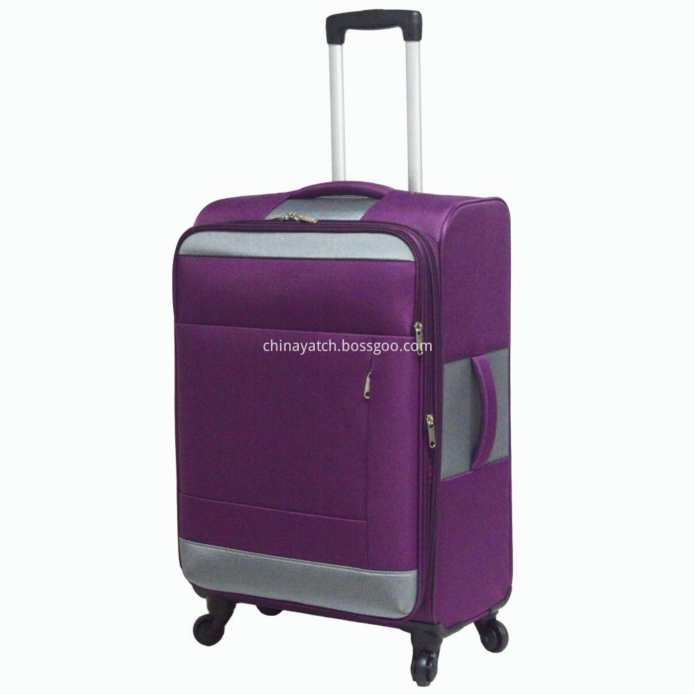 Soft 600d Polyester Suitcase Trolley Luggage