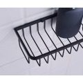 Matte Black Wall Mounted Shower Organizer