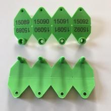 Low cost plastic printed flag animal sheep ear tag for animal managment