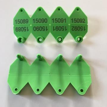 Low cost plastic printed flag animal sheep ear tag for animal managment