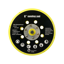 6 Inch 150mm Yellow Hook-and-Loop Sander Backing Pad
