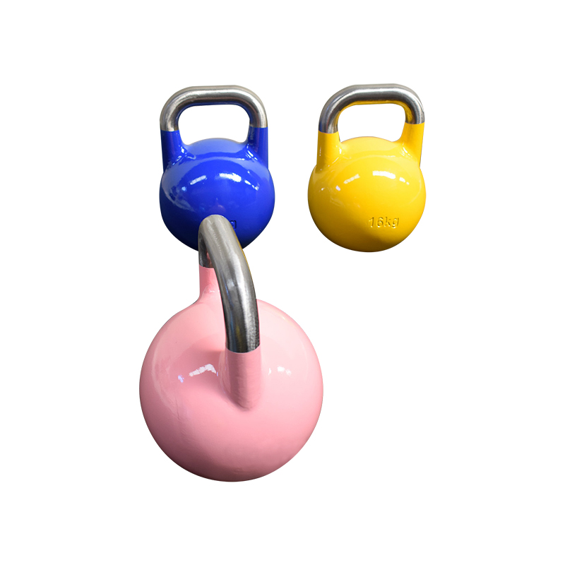 Colorful Wholesale Kettlebell with logo customized