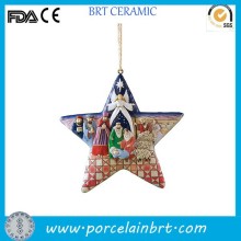 Resin hanging Christmas crafts Nativity Scene ornaments