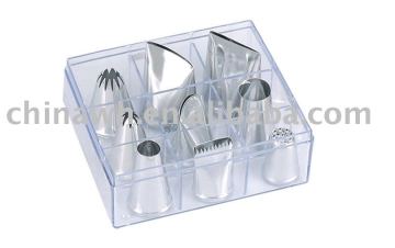 stainless steel Pastry Tips 9 pcs sets