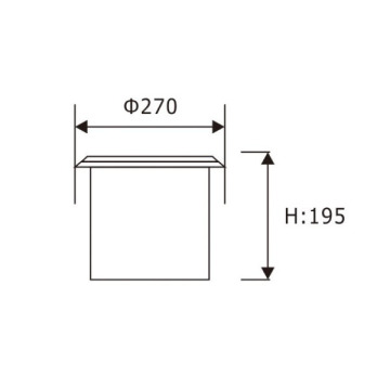 Ona LEDER Lo 50W LED Inground Light