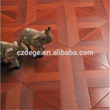 High density HDF Sapelli art parquet flooring classic design