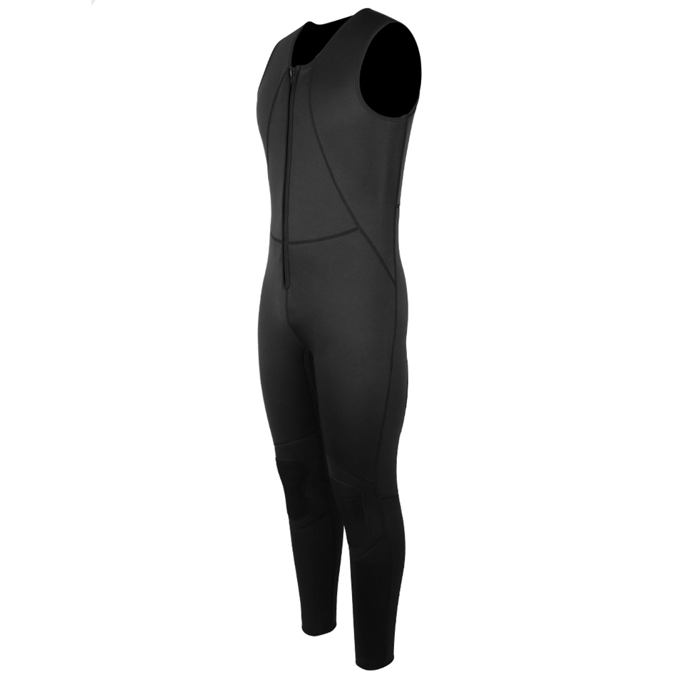 Seaskin erkekler neopren ön fermuarlı çiftçi John Wetsuits