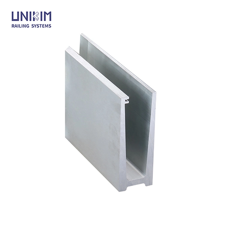 Rust-Proof Customized Fence Panel Modern Post Glass Balustrade Aluminum Glass Railing