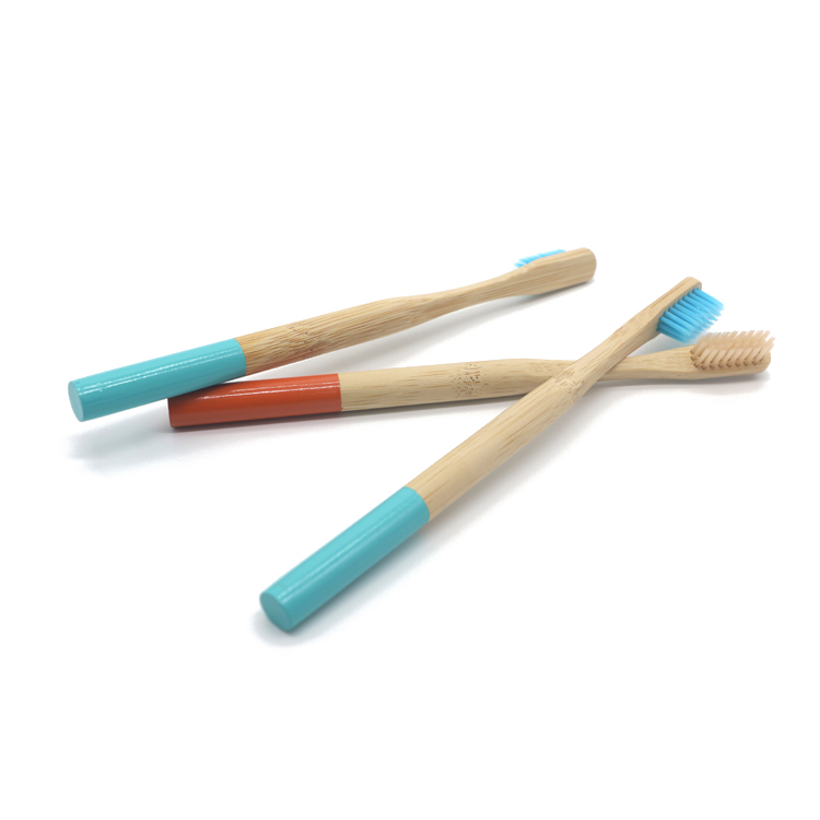 Round Handle Bamboo Toothbrush